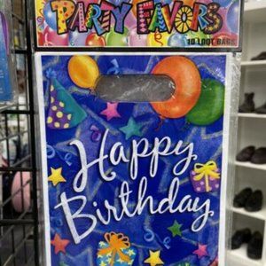 New Happy Birthday party favors 10 loot bags